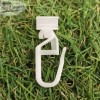 Ganchos de cortina (20 ud) para calha de plástico de 2,2 m
