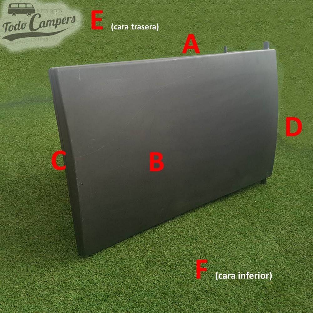 Faces Depósito de água especial Volkswagen T5 e T6 - 27L. Depósito de águas limpas e cinzentas para a sua carrinha