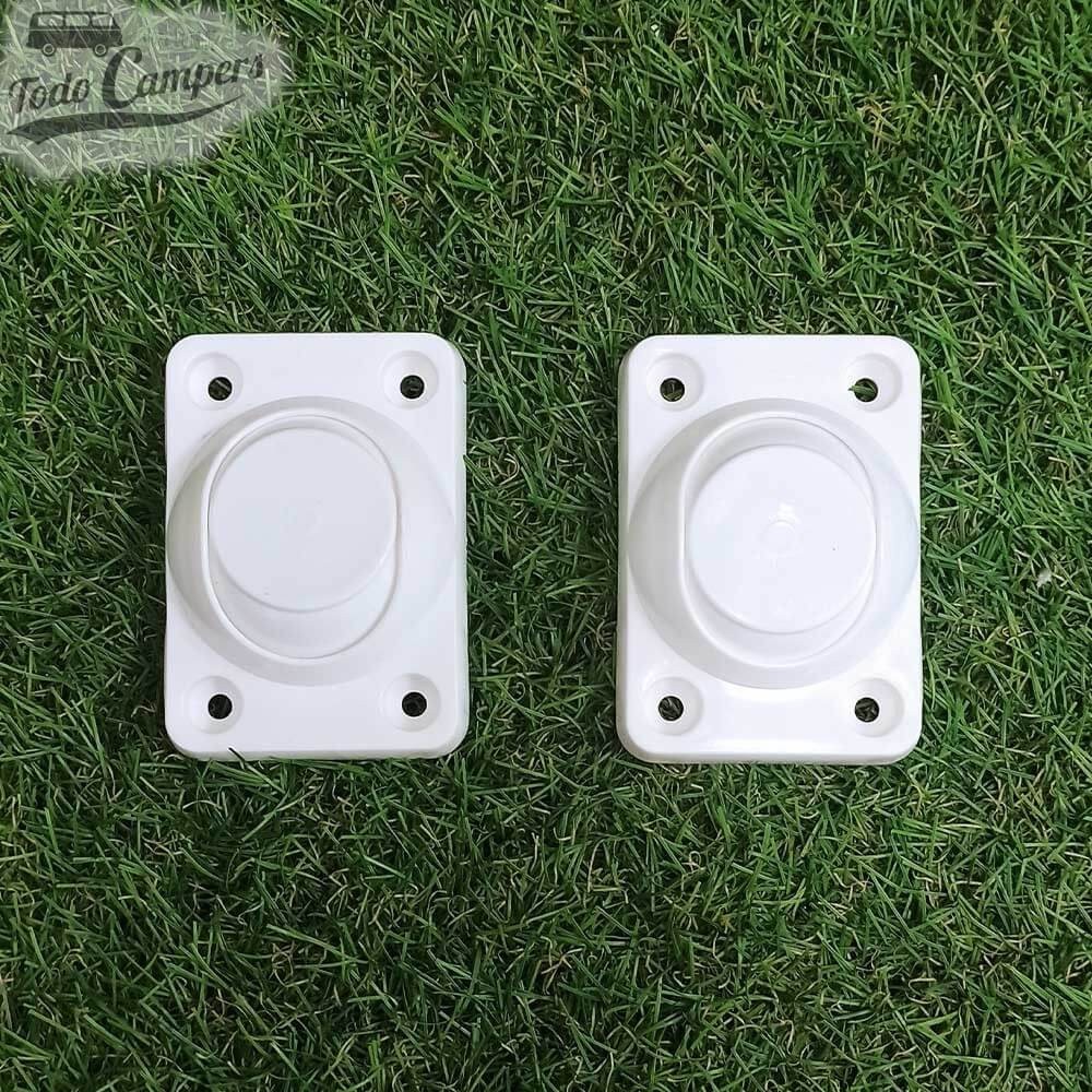 Retenedor de puertas magnético compuesto de 2 piezas con imán superpotente