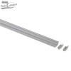 Perfil de aluminio encastrable plano para iluminación LED de1,5 metros