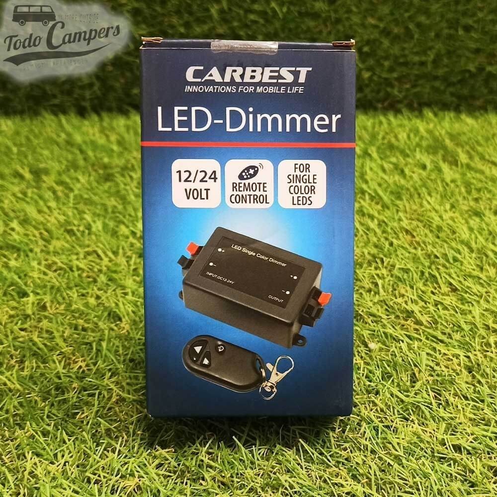 caja del Dimmer con mando a distancia Carbest para tira LED blanca
