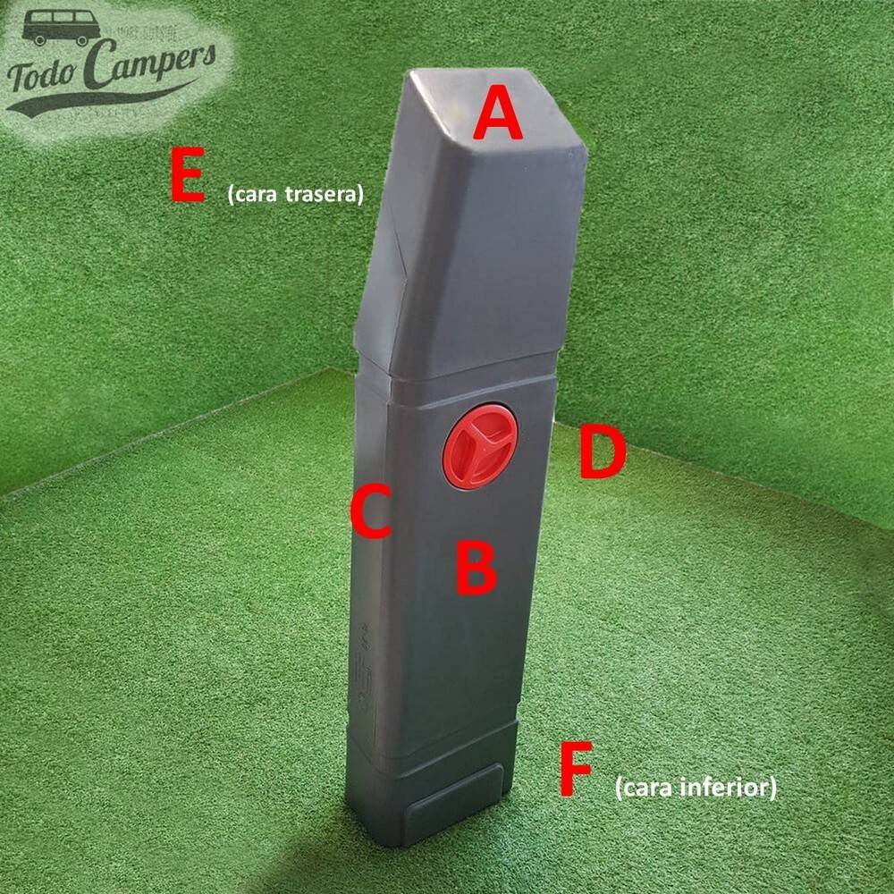 Faces Depósito de água exterior Volkswagen T3 - 60L. Depósito de águas limpas e cinzentas para a sua carrinha