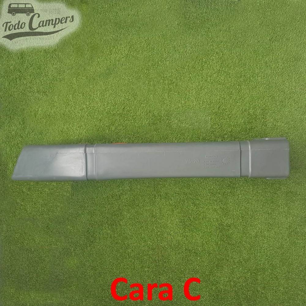 Face C Depósito de água exterior Volkswagen T3 - 60L. Depósito de águas limpas e cinzentas para a sua carrinha