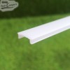 Cubierta opaca para perfil de aluminio semicircular o encastrable plano para tiras LED - 1,5 metros