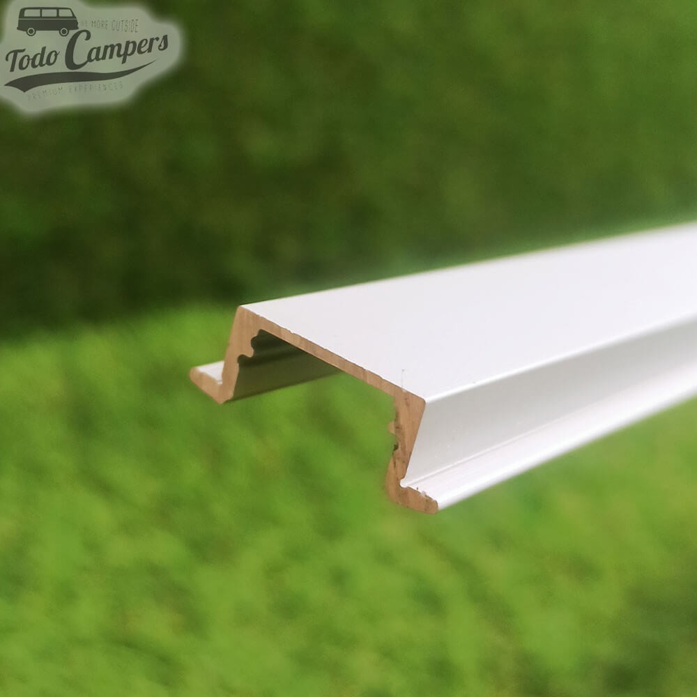 Perfil de aluminio encastrable para tiras LED de hasta 1 cm de ancho