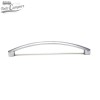 Tirador metálico para puertas de armarios y cajones color Plata mate - 172 mm