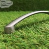 Tirador metálico para puertas de armarios y cajones color Plata mate - 172 mm