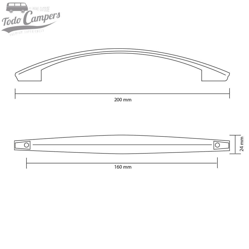 Medidas del tirador 53414