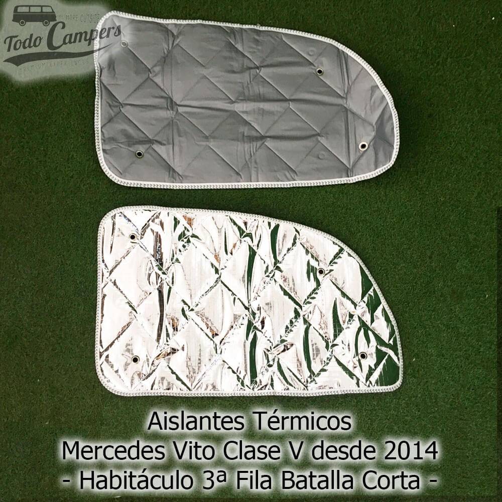 Para-sol de 3ª fila de Mercedes Vito Tourer e Clase V desde 2014 de habitáculo curto