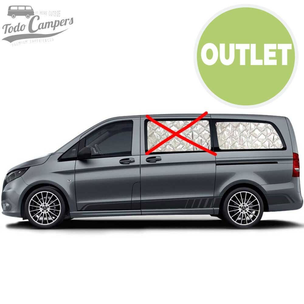 OUTLET: Aislantes térmicos para Mercedes Vito, Vito Tourer y Clase V desde 2014 - Habitáculo (ventanas laterales)