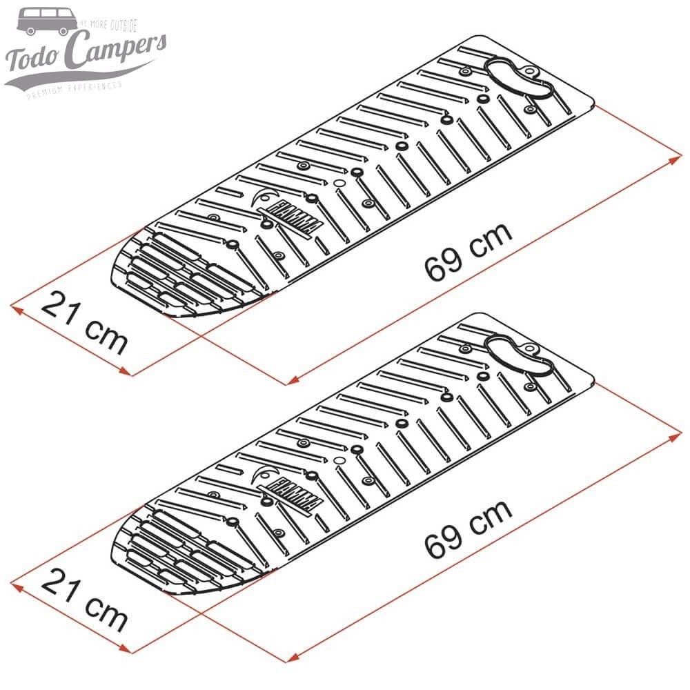 medidas Fiamma Level Plate