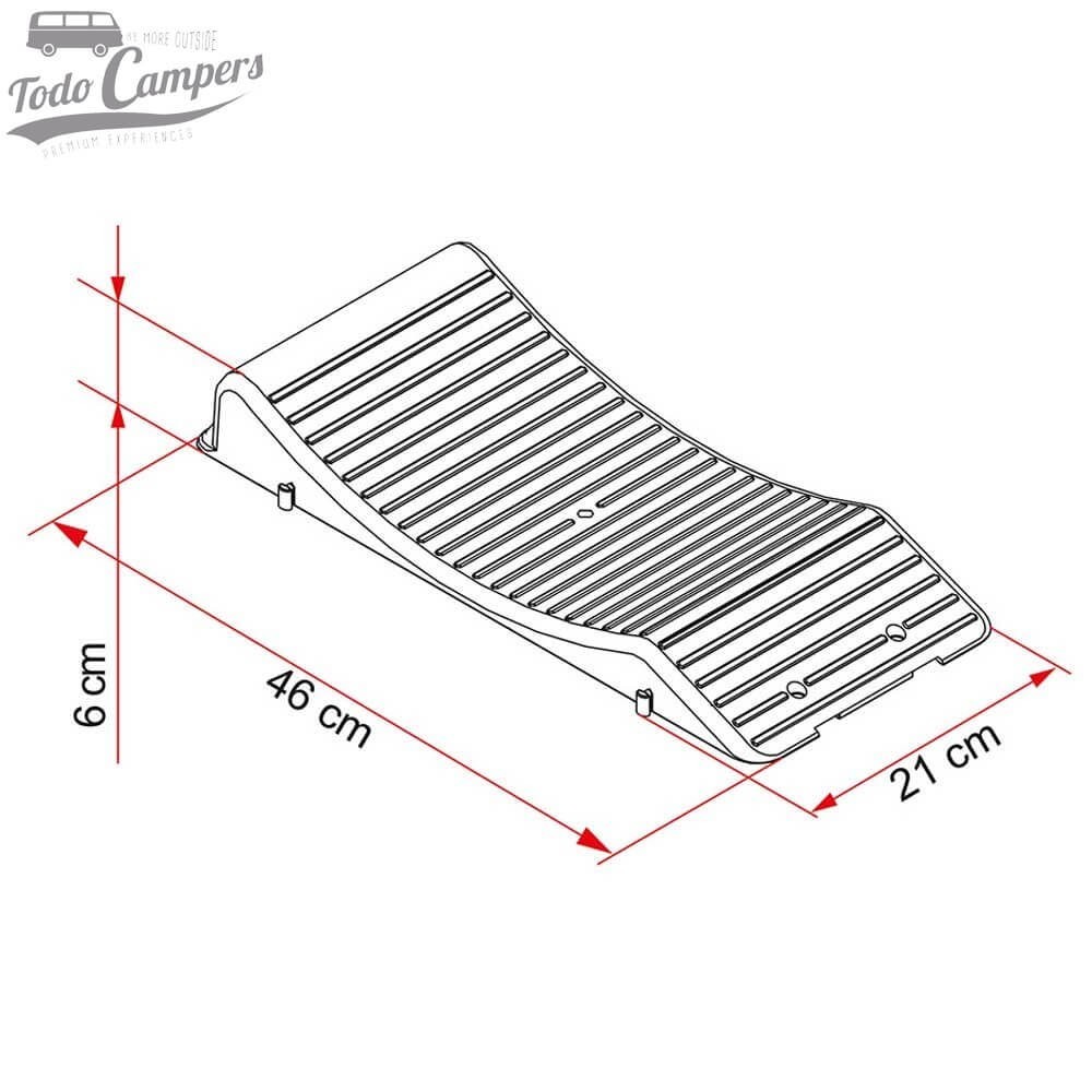 Medidas del Fiamma Wheel Saver