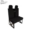(BAJA) Asiento Komfort BASIC de Kfoam de espuma y funda con cremalleras para estructura SAF04T de OKB - Con Isofix