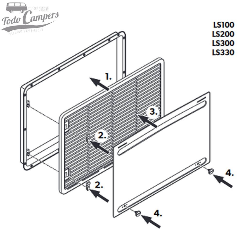 instalação da LS300 de Dometic
