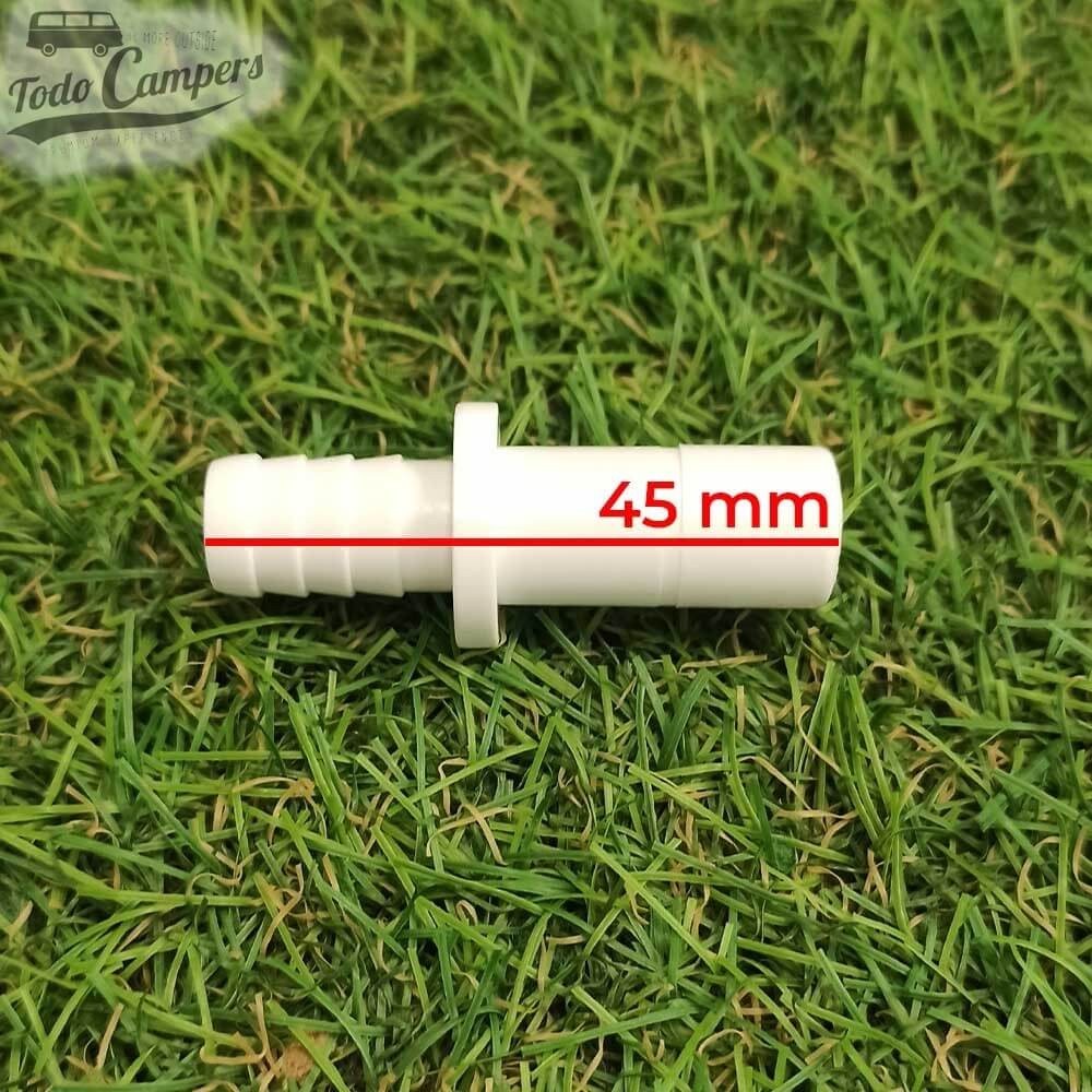 Racor recto de 45 mm