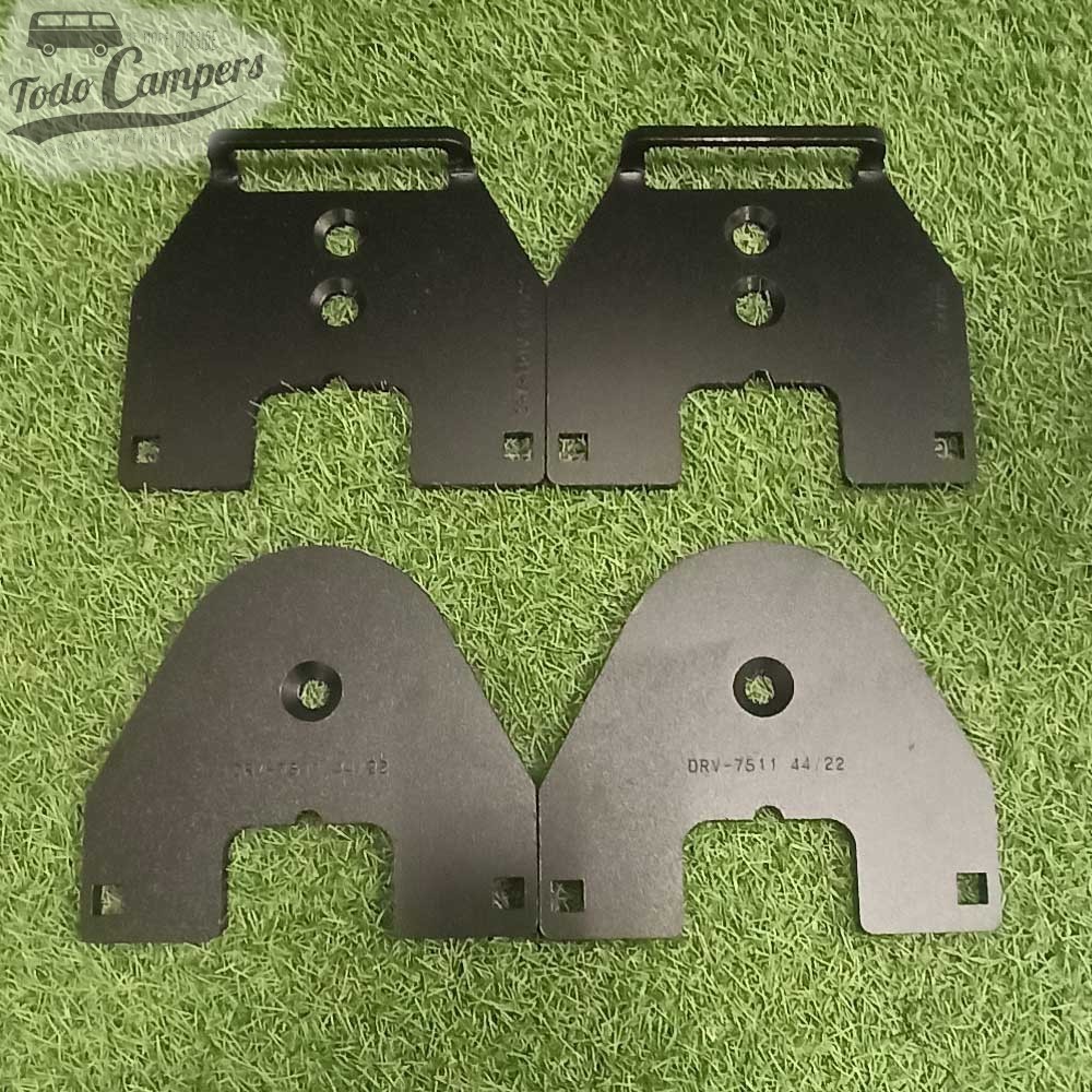 Piezas de sujeción específicas para la instalación de la suspensión neumática en Ducato