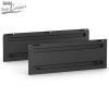 Pack 2 Tapas de invierno de repuesto para las rejillas de ventilación para frigoríficos camper LS 100 y LS 200 - Negro