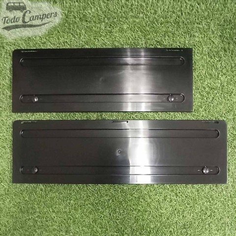 Pack 2 Tapas de invierno de repuesto para las rejillas de ventilación para frigoríficos camper LS 100 y LS 200 - Negro
