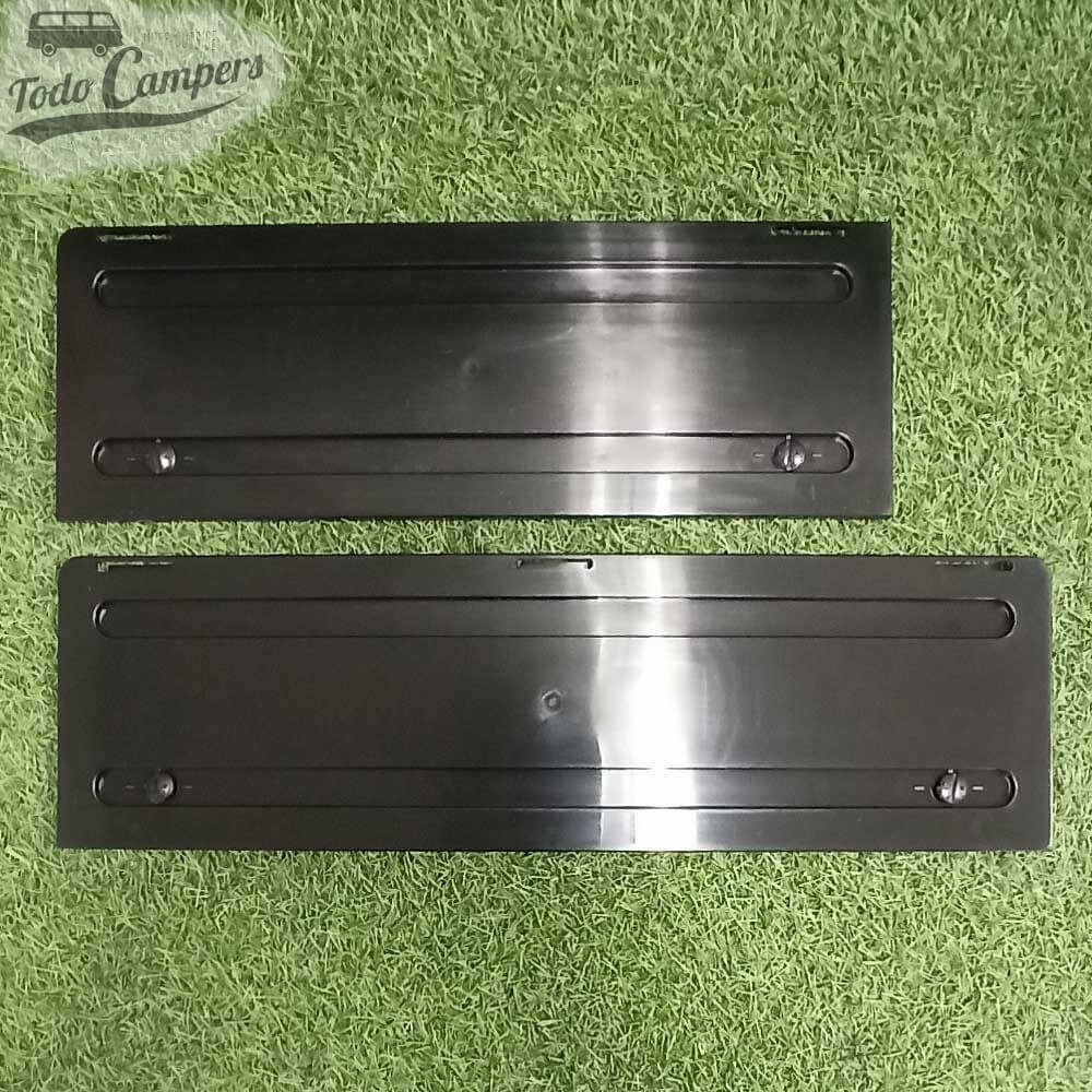 Pack 2 Tapas de invierno de repuesto para las rejillas de ventilación para frigoríficos camper LS 100 y LS 200 - Negro