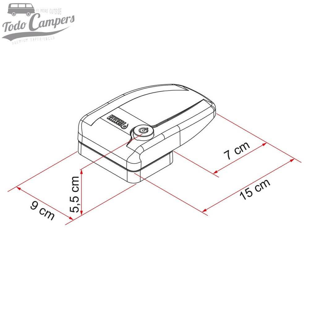 Medidas de cerraduras Fiamma Safe Door