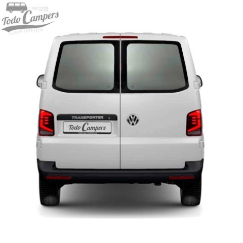 Ventanas fijas de doble puerta trasera para Volkswagen T5, T6 y T6.1