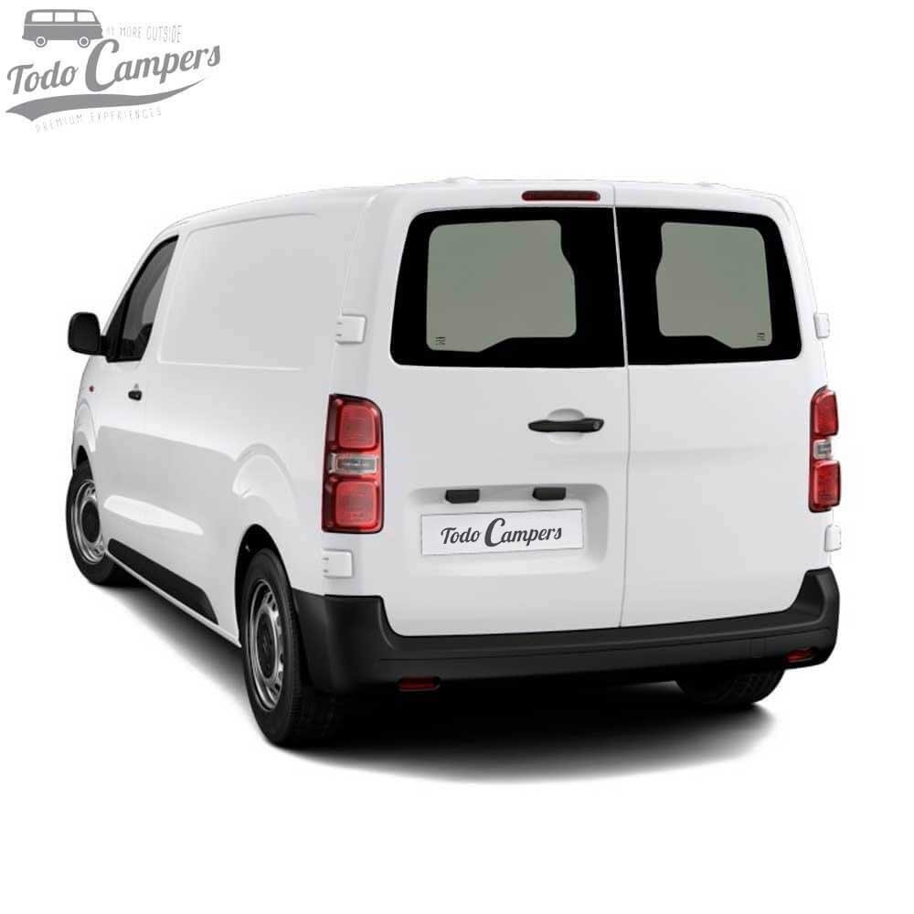 Ventanas fijas de doble puerta trasera para Expert, Jumpy, ProAce II, Vivaro, Scudo y otros chasis K0