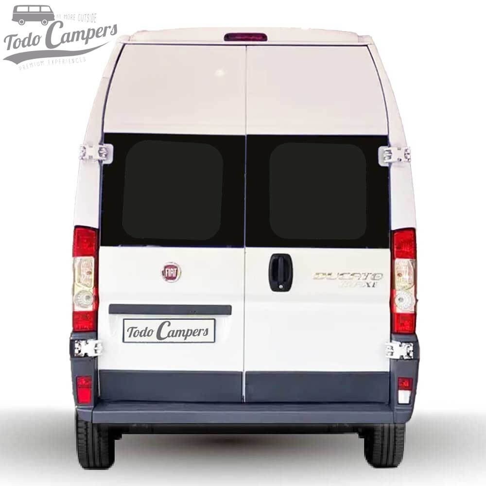 Ventanas fijas de doble puerta trasera (apertura total 270º) para Chasis X250 y X290.