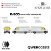 Aislantes térmicos 3 piezas BLACK EDITION para Iveco Daily 2000-2014 - Cabina