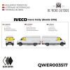 3 piezas de cabina BLACK EDITION para Iveco Daily desde 2015