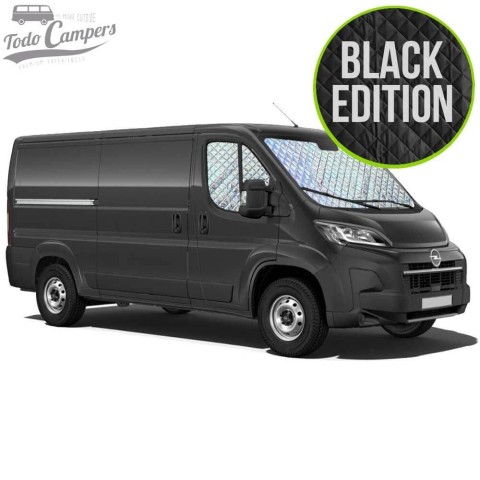 Aislantes térmicos BLACK EDITION para Ducato, Jumper y Boxer desde 2007 y Movano desde 2021 - Cabina