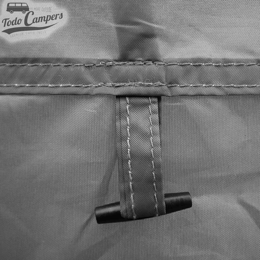 Cabina com costuras reforçadas de grande resistência ao vento, golpes e rasgões para a sua K0