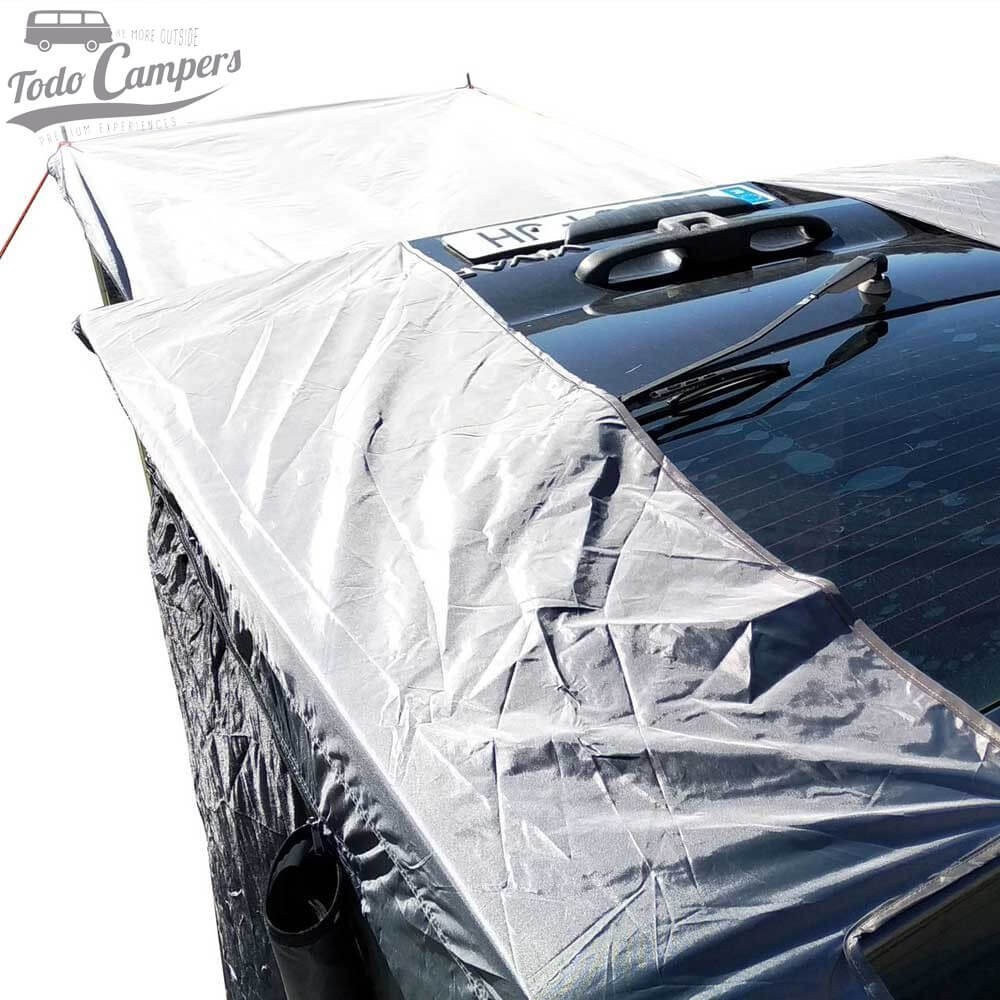 vista desde arriba del avancé de portón de K0