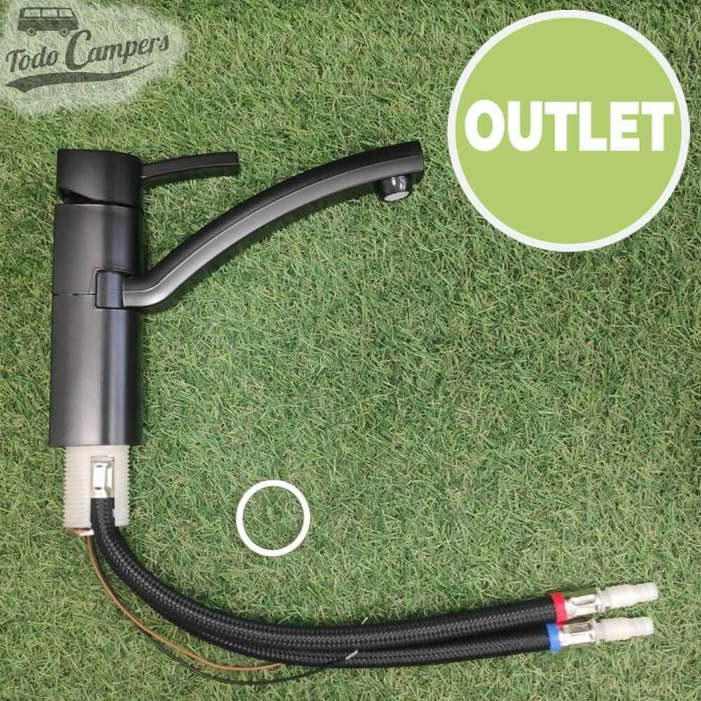 OUTLET: Torneira misturadora giratória Comet Capri Standard - Preto satinado