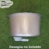 OUTLET: Lava-loiças redondo Carbest - 33 x 18cm