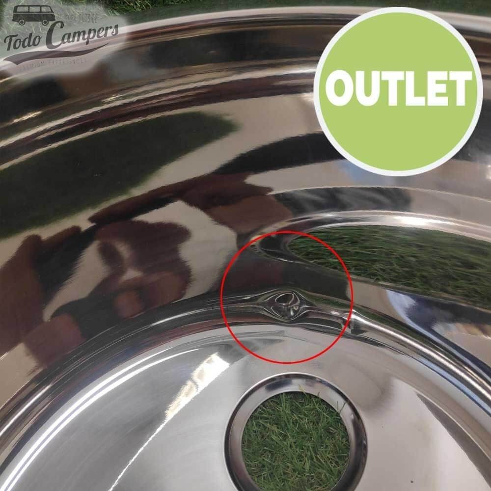 OUTLET: Lava-loiças redondo Carbest - 33 x 18cm