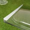 Perfil metálico para cristal compatible Ventanas Dometic Seitz S3, S4 y S5. Vista exterior