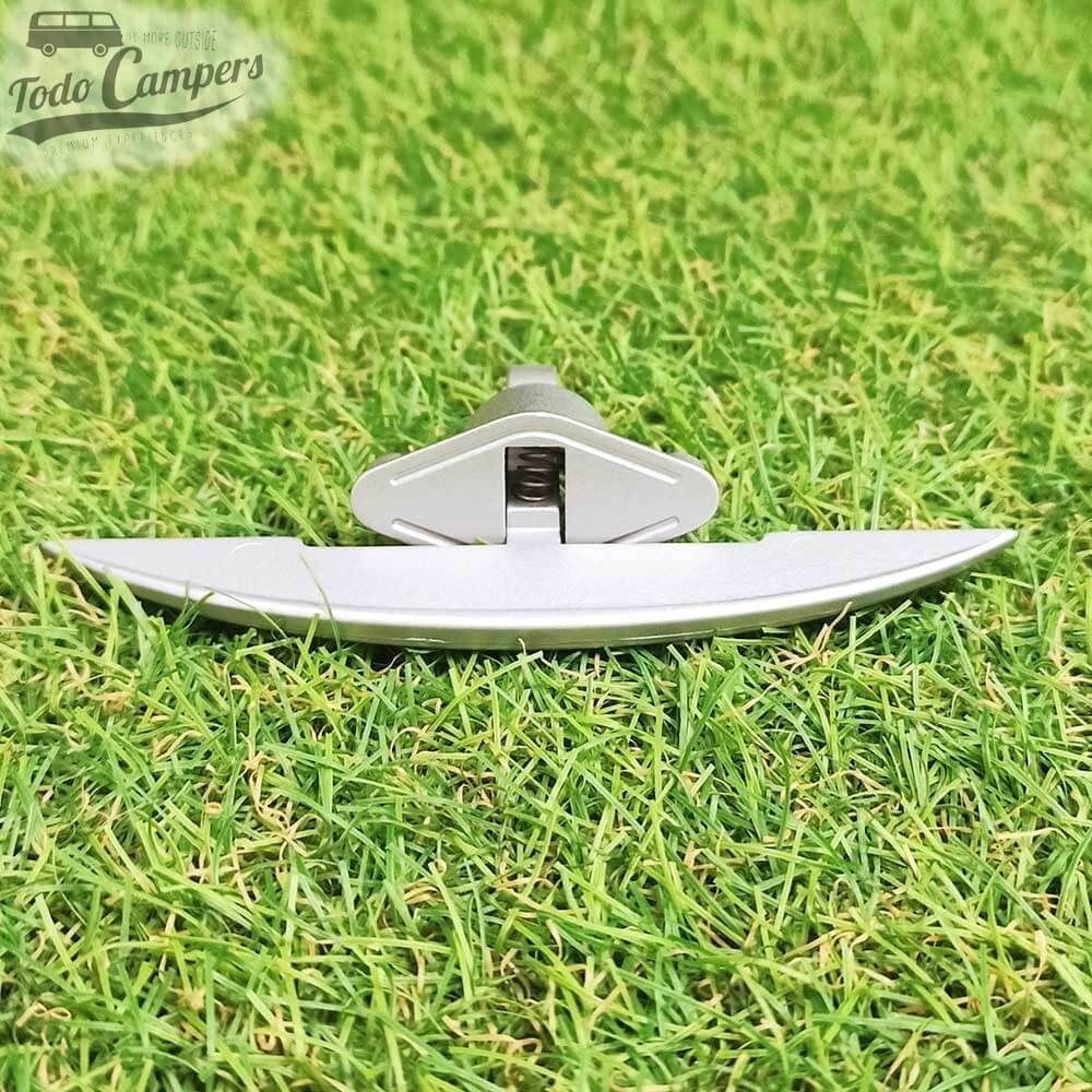 Fecho para Puxador prata mate