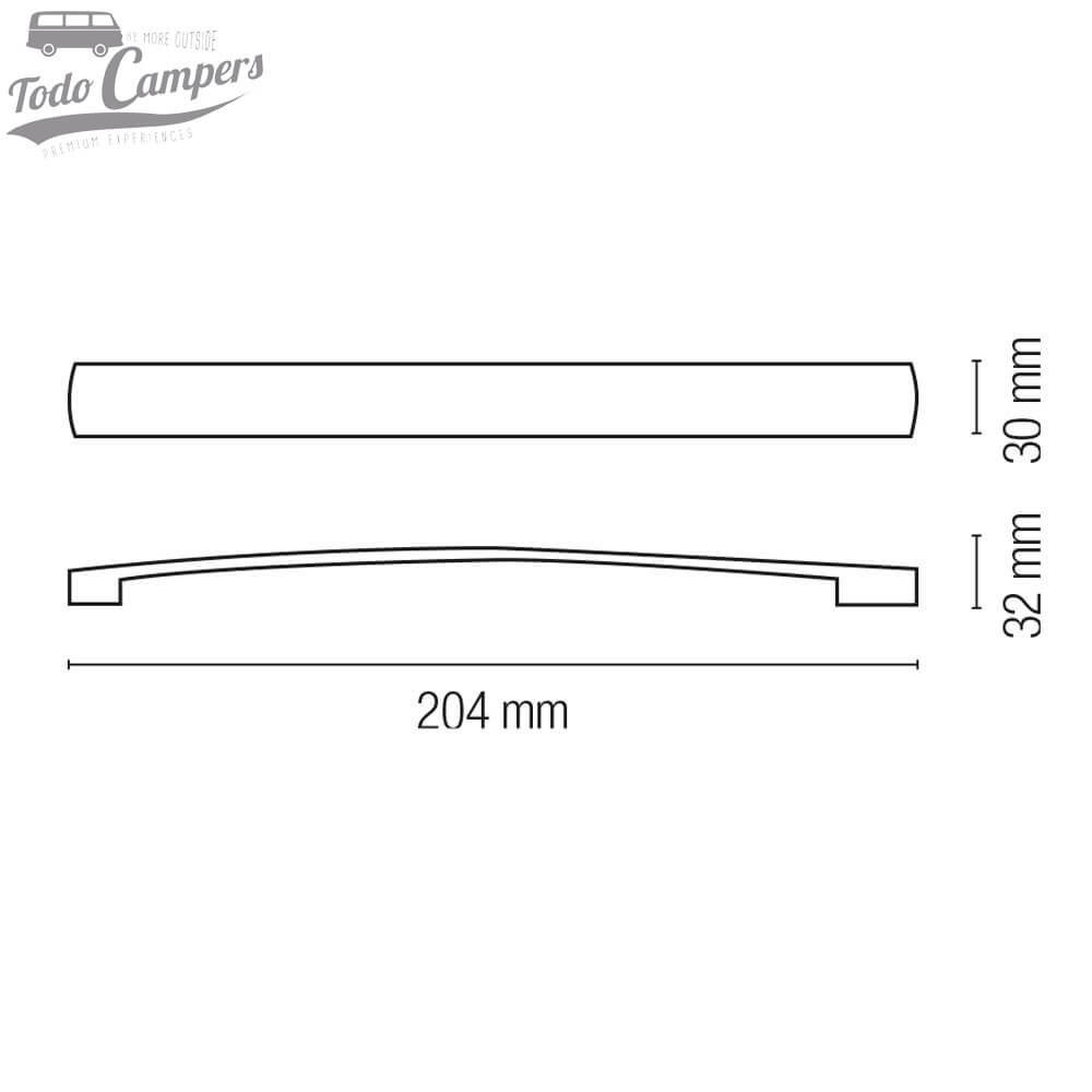 medidas de la maneta M-02