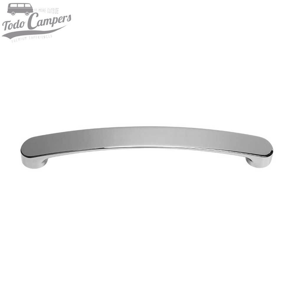 Tirador de zamaq para armarios y cajones color Plata - 178 mm