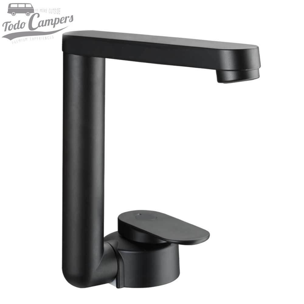 Grifo mezclador monomando giratorio y abatible Reich Twister S - Negro