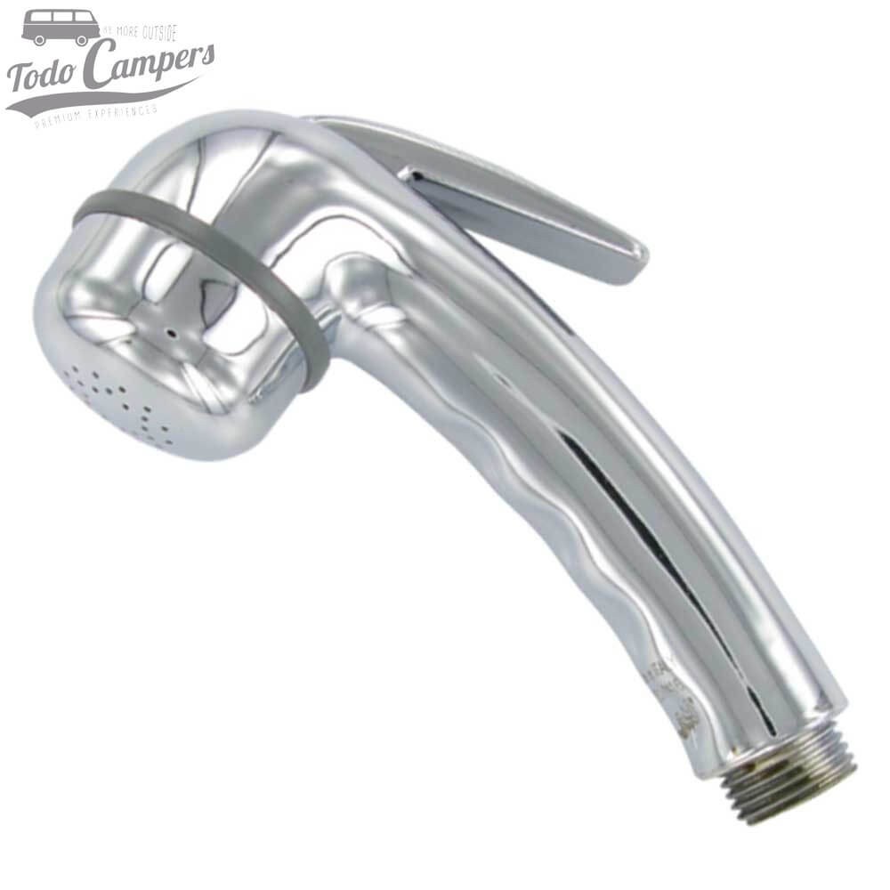 Cabezal de ducha de mano con pulsador Comet - Cromo