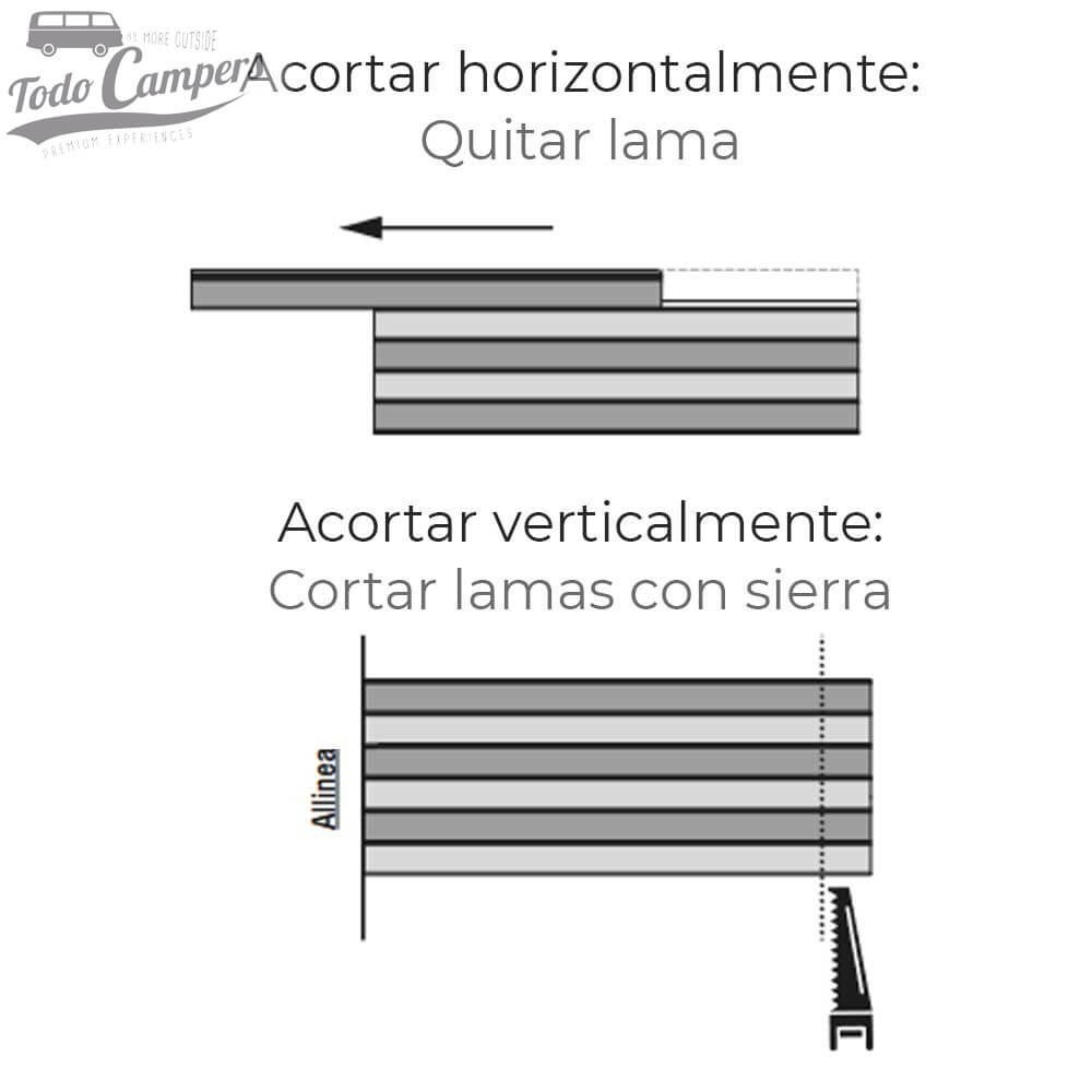 Como cortar persiana