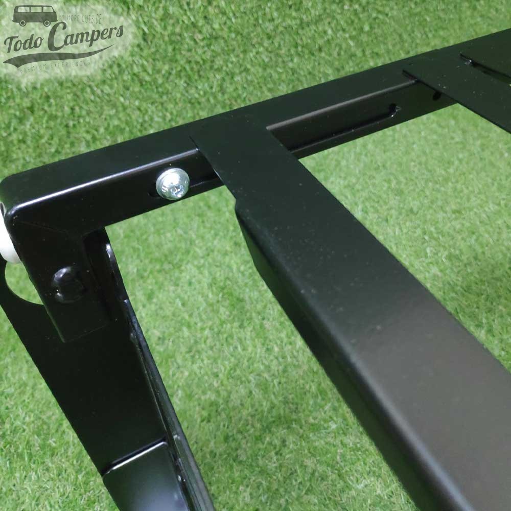 detalhe da cama dobrável CTA