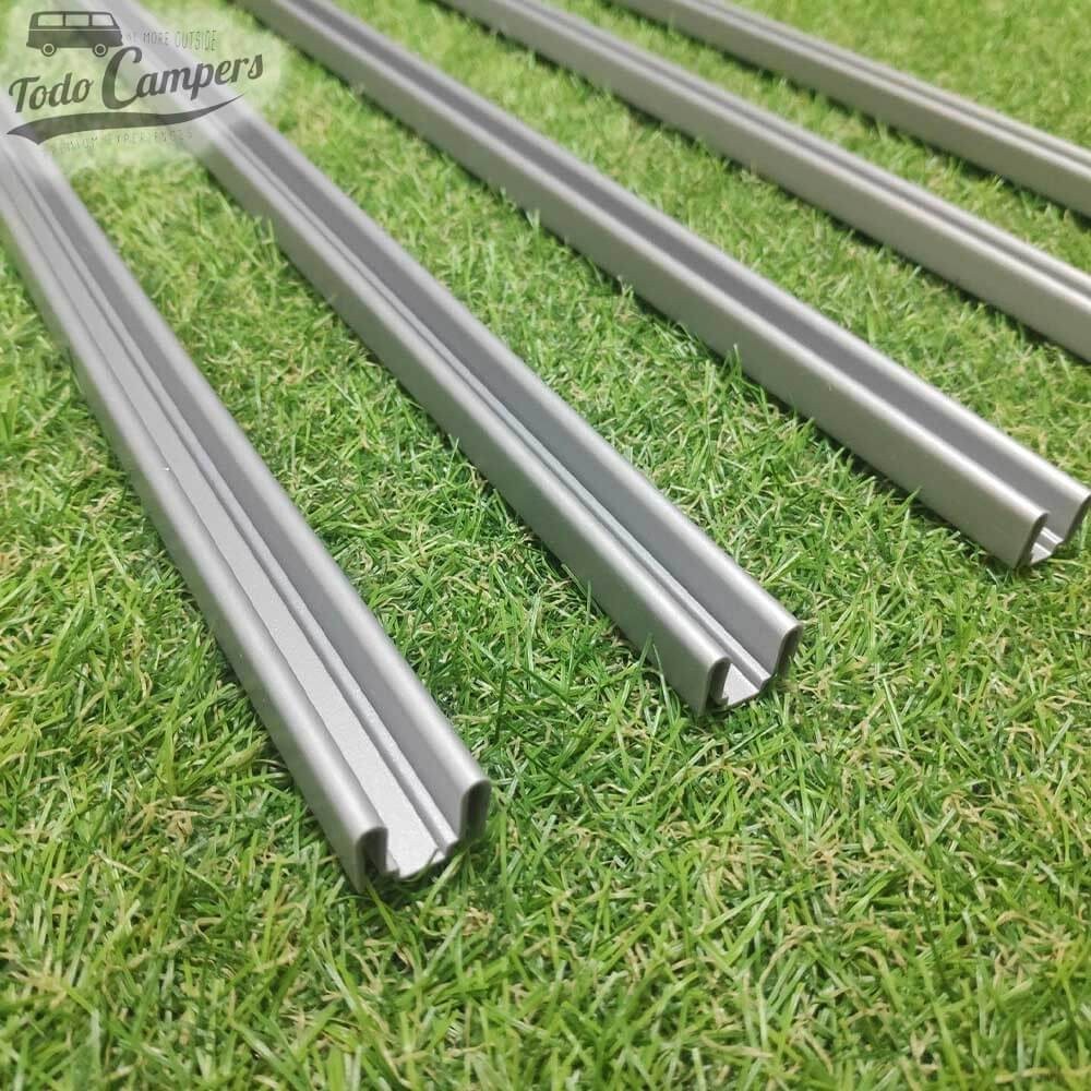 5 carriles guía de la persiana camper