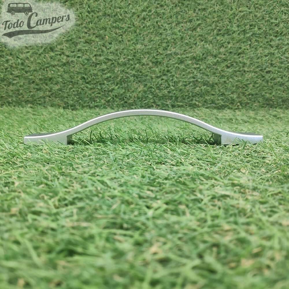 Tirador de ABS para armarios y cajones color Plata satinada - 180 mm