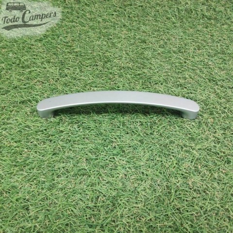 Tirador de zamaq para armarios y cajones color Plata mate - 178 mm