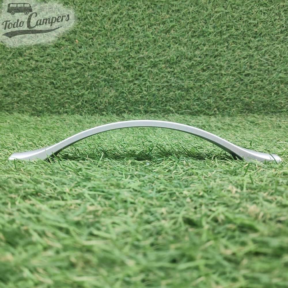 Puxador de zamak para armários e gavetas cor Prata Mate - 170 mm