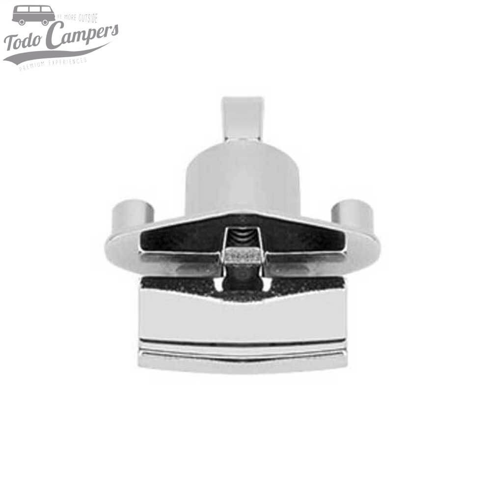 Pulsador de palanca corto LKM-03 para tiradores de cajones - Plata Cromo