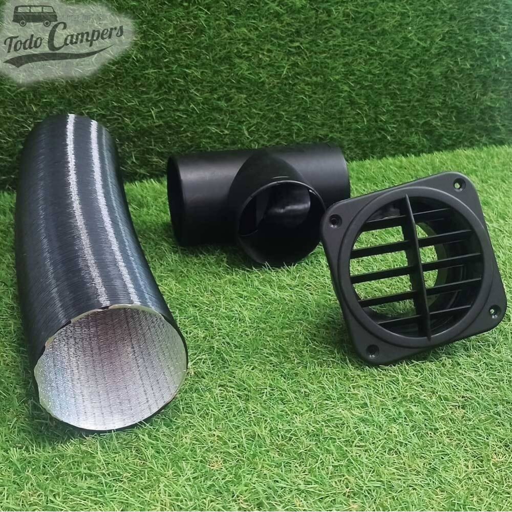 tubo distribuidor de ar quente e peças