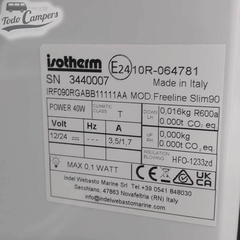 especificações técnicas modelo IRF090RGABB11211AA